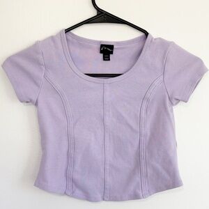 5/20$ Art Class Short Sleeve Top Light Purple Girls Small 6/7